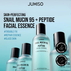 JUMISO Mucin Caracol 95 Peptidos Suero: enfoque ingredientes y clave para la hidratación.