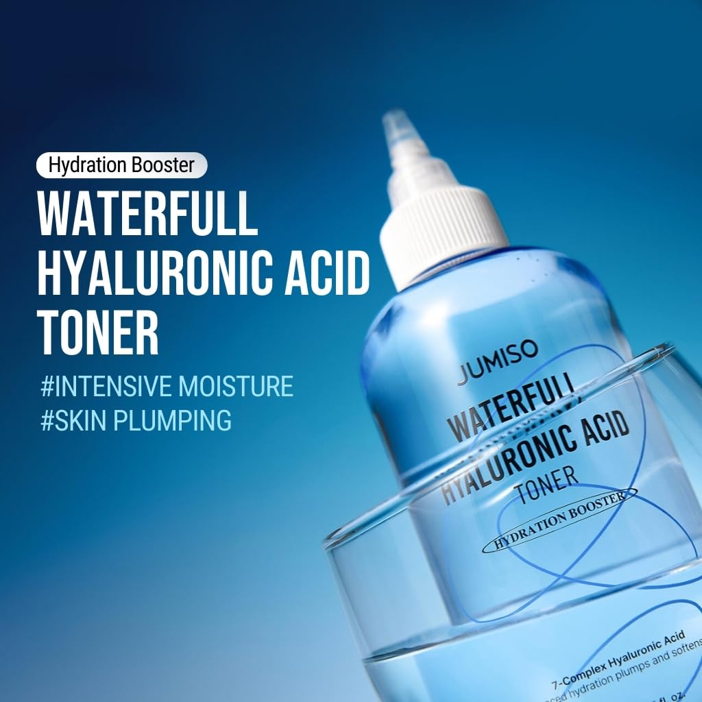 JUMISO Waterfull Hyaluronic Toner: aplicación suave para preparar la piel para la crema