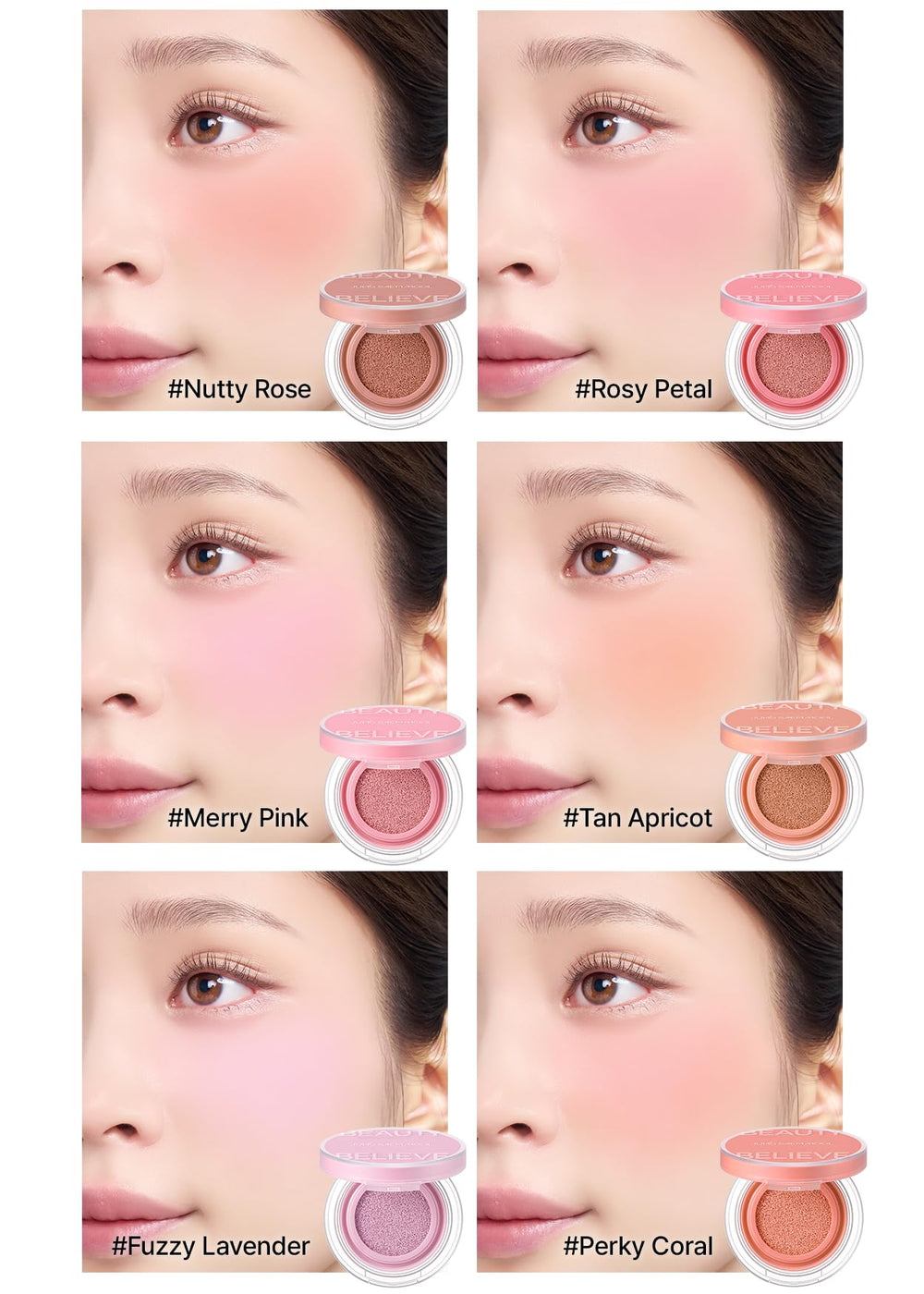 JUNG SAEM MOOL Artist Cushion Blush textura hidratante para comodidad diaria