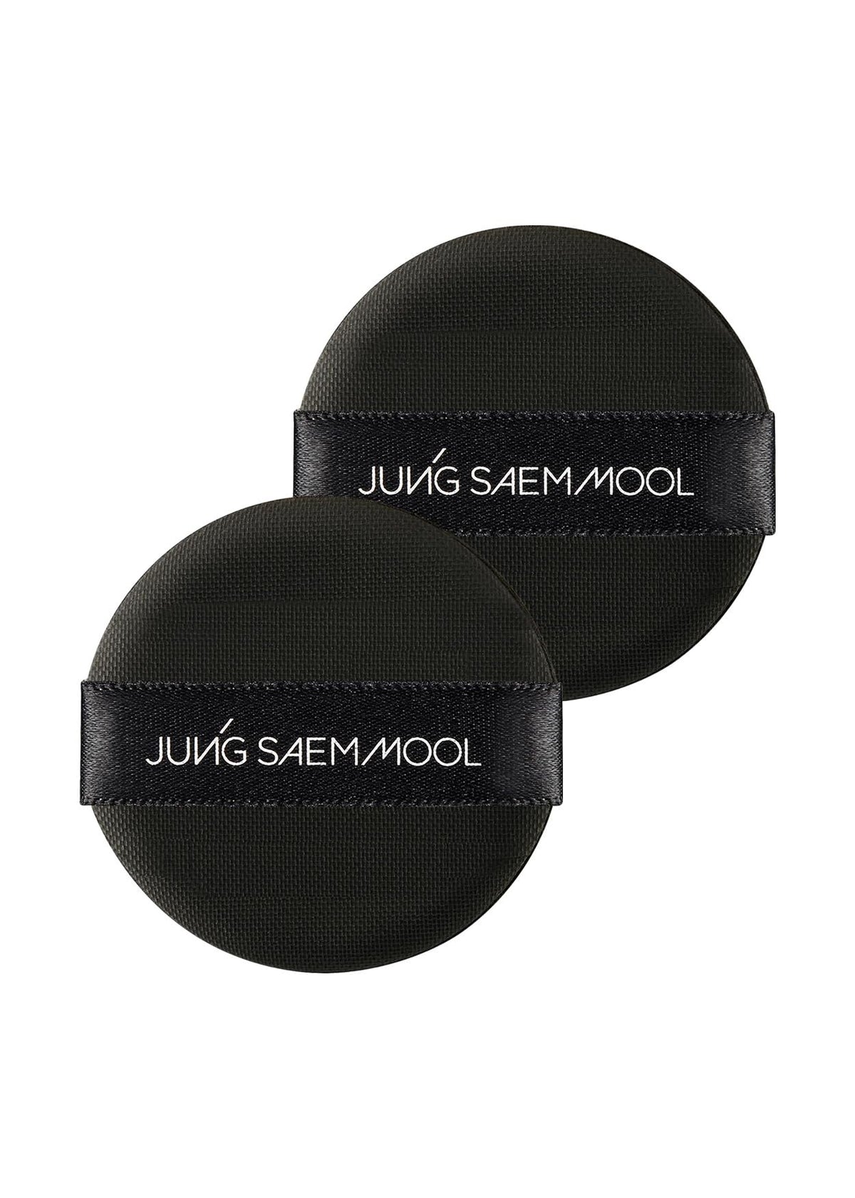 Jung Saem Mool cushion puff natural cover round 2.1 inch for seamless application.