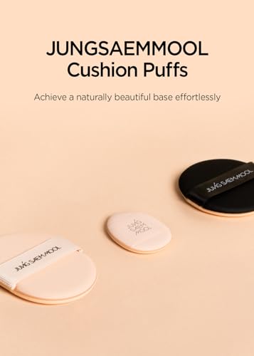 Jung Saem Mool puff surface shown for smooth foundation blending.