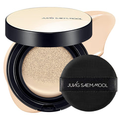 Jung Saem Mool Essential Skin Nuder Cushion front view shows natural radiant finish
