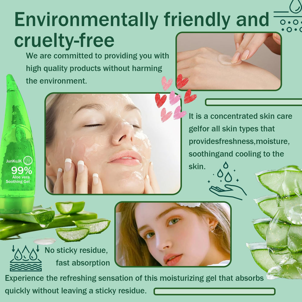 JunKuJK Aloe Gel suitable for all skin types during daily routine