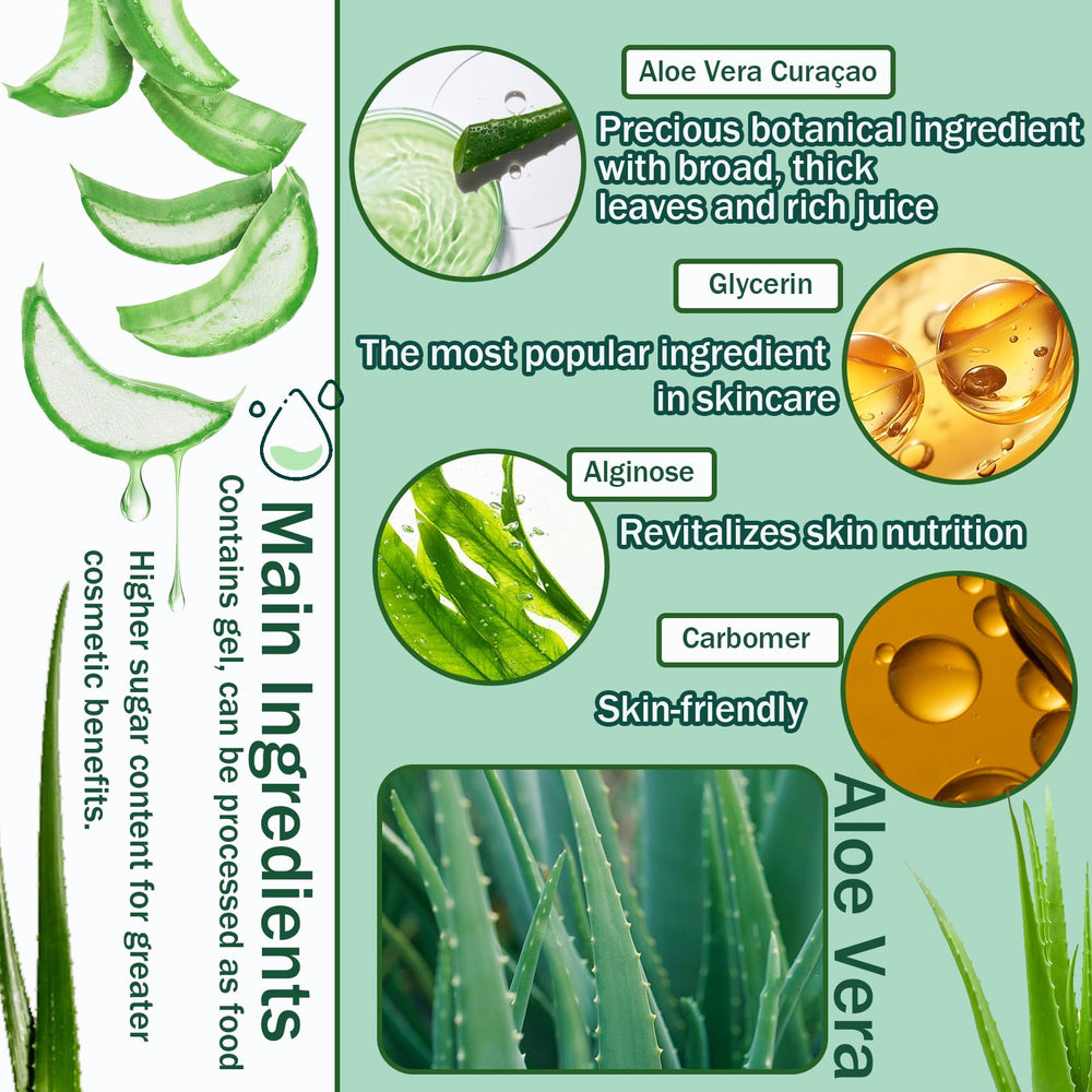 JunKuJK Aloe Gel non-greasy absorption during quick soothing application