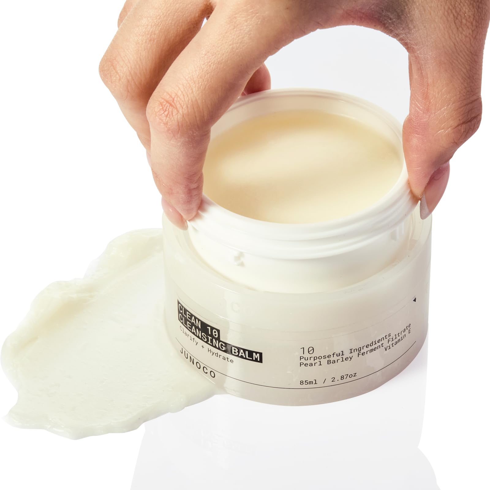 JUNO & Co. jade-clean10-balm-pod-intercambiable facilita una rutina sostenible.