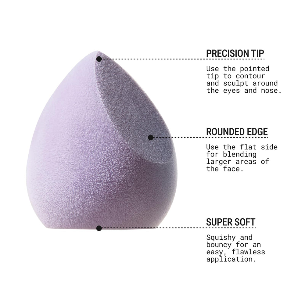 JUNO & Co soft-texture sponge feels ultra-soft and plush on skin during application.