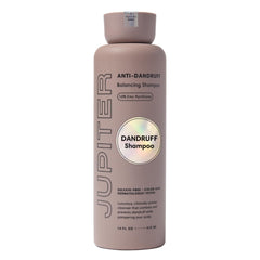 Jupiter Anti Dandruff Shampoo bottle with pump for easy application.