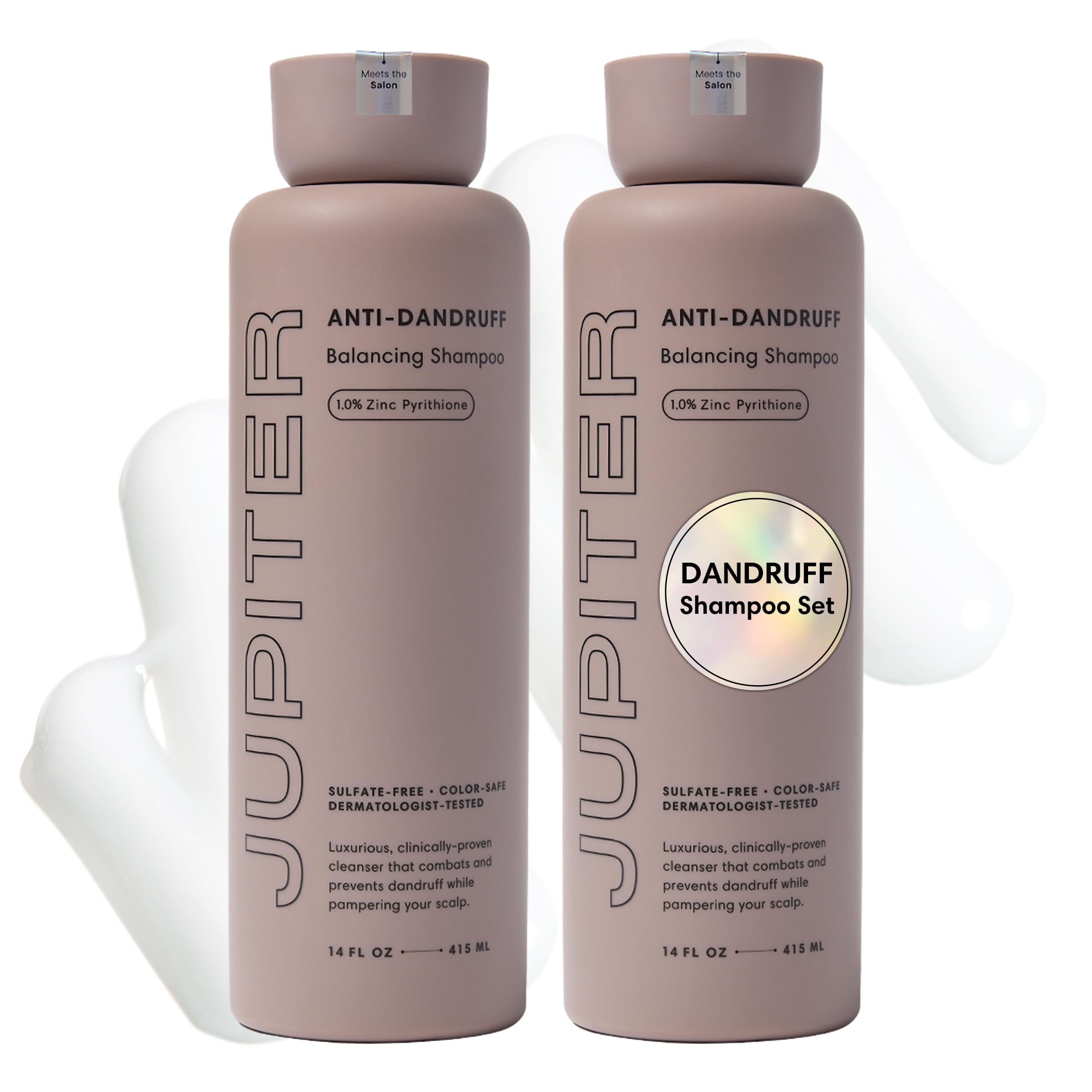Jupiter Anti Dandruff Shampoo bottle for at home scalp care and relief