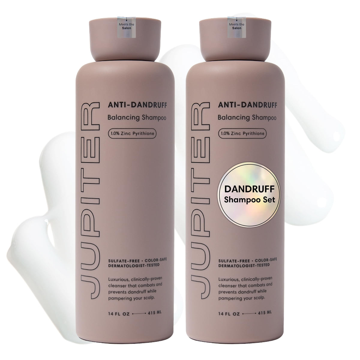 Jupiter Anti Dandruff Shampoo bottle for at home scalp care and relief