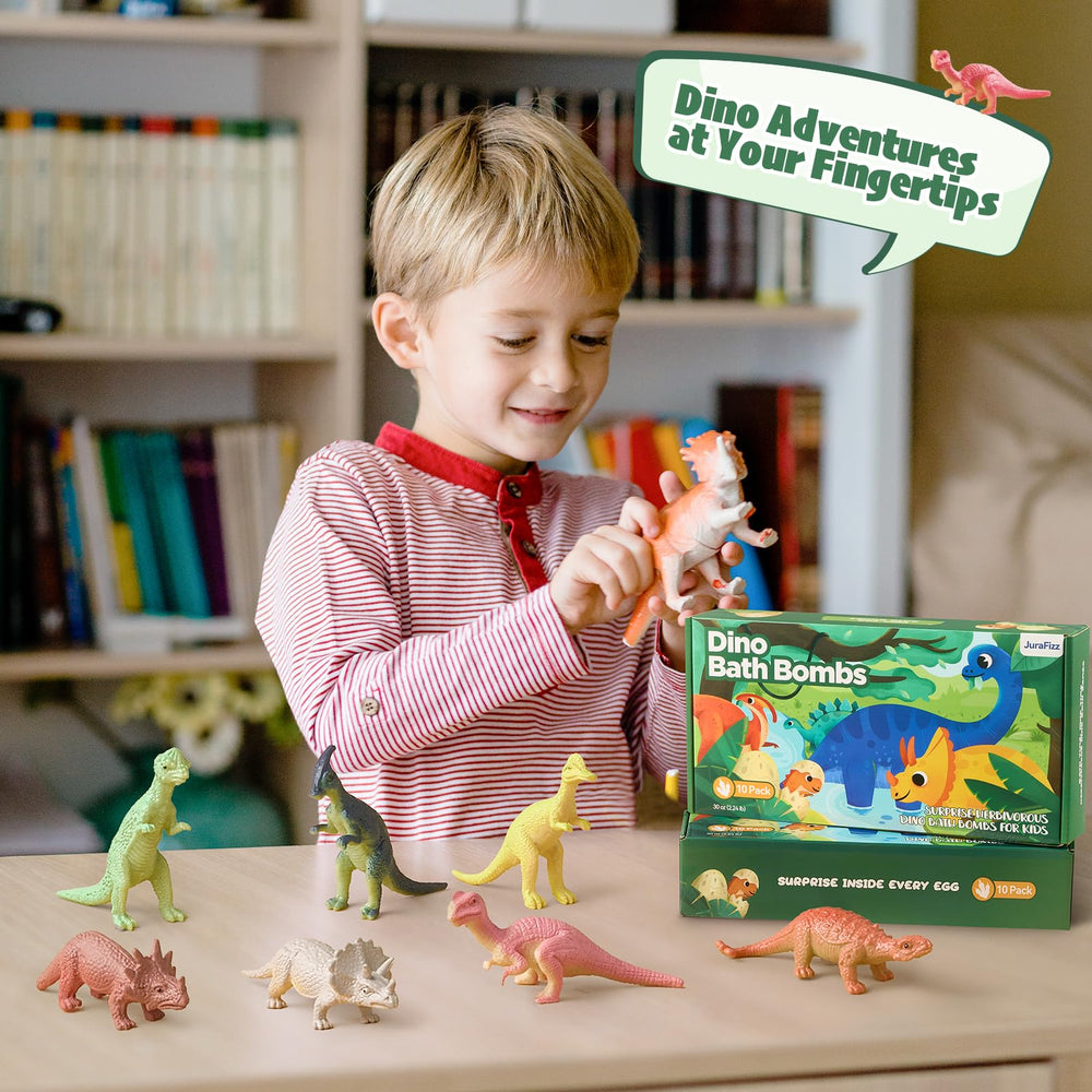 Caja regalo JuraFizz con diseño atractivo para dinosaurios