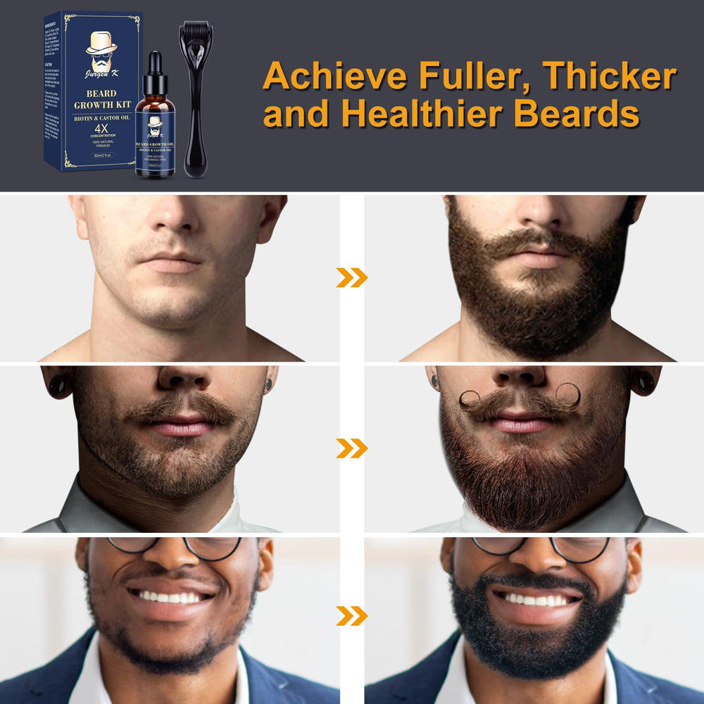 Jurgen K wooden beard comb for detangling and styling.
