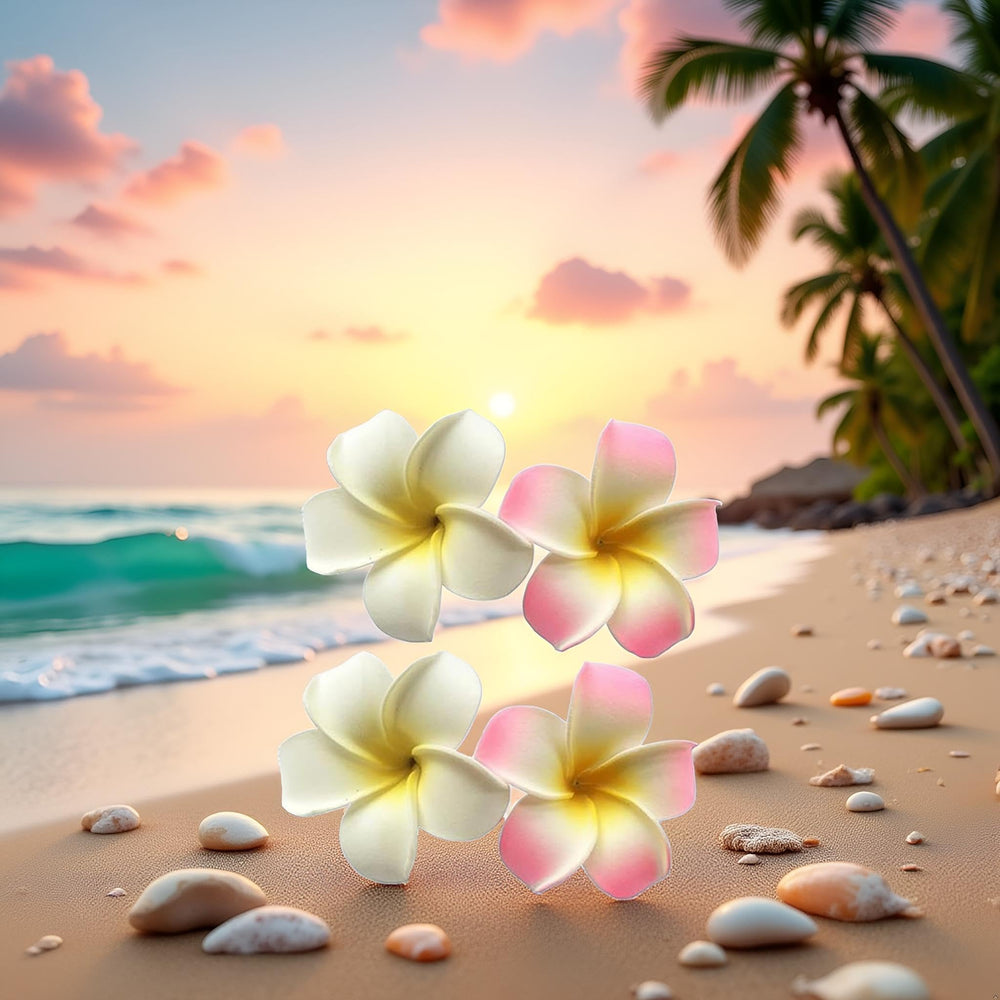 Juroicessry detalle espuma plumeria, material ligero y duradero para uso diario.