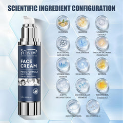JURVEW application on hands and face for even distribution and daily use.