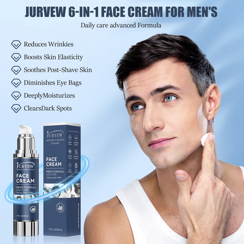 JURVEW face cream texture swatch highlighting creamy, quick-absorb formula.