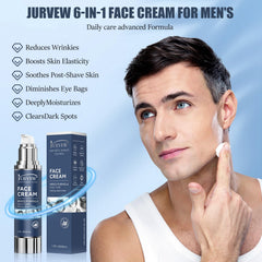 JURVEW face cream texture swatch highlighting creamy, quick-absorb formula.