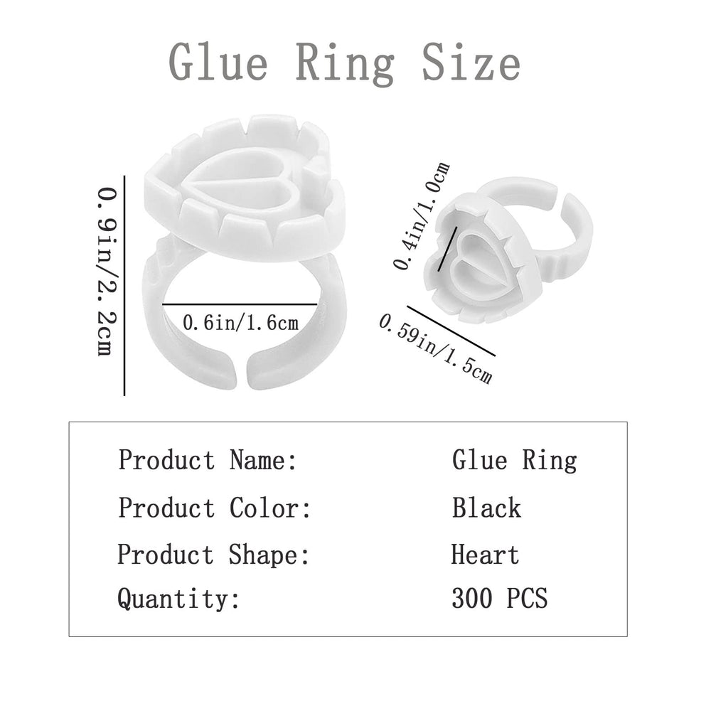 Jusbuya glue ring with 12 notches supports rapid volume fan formation