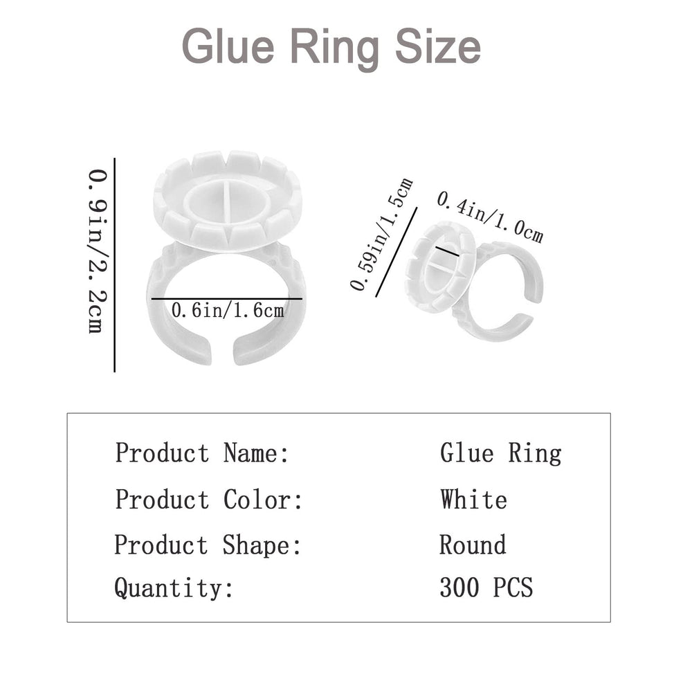 Jusbuya glue rings V notch base speeds up volume fan creation