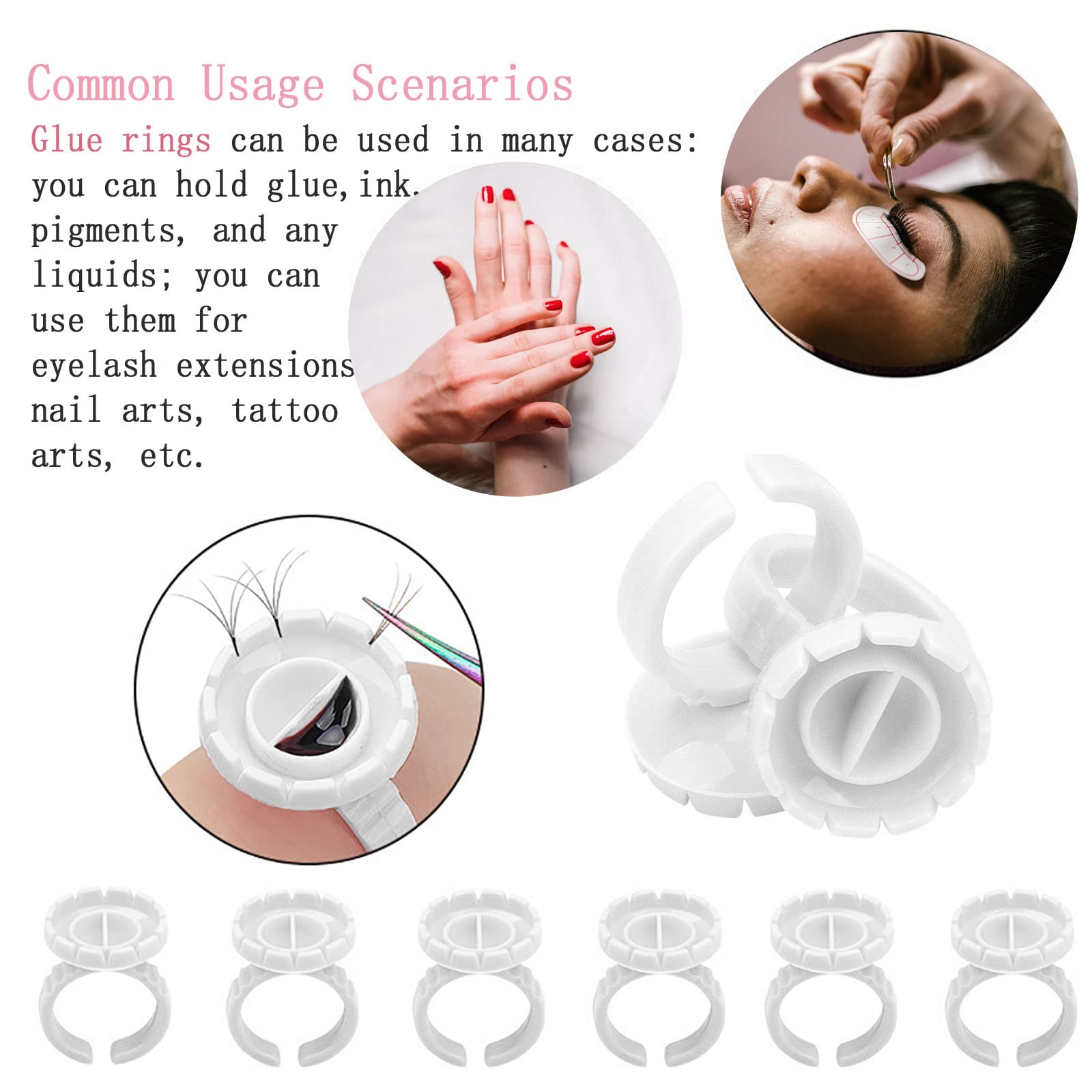Jusbuya glue rings wide applications for tattoos and nail art