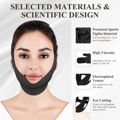Juskaa jawline shaper 3D form contours for defined profile.