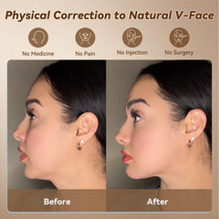 JUSRON V-Line Mask 3D-fit shows comfortable wear with a secure seal.