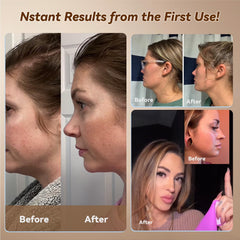 JUSRON V-Line Mask ear-holes design enables longer use without discomfort.