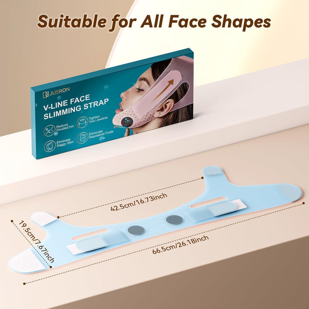 JUSRON V-Line Mask night-use supports gentle contouring while you sleep.