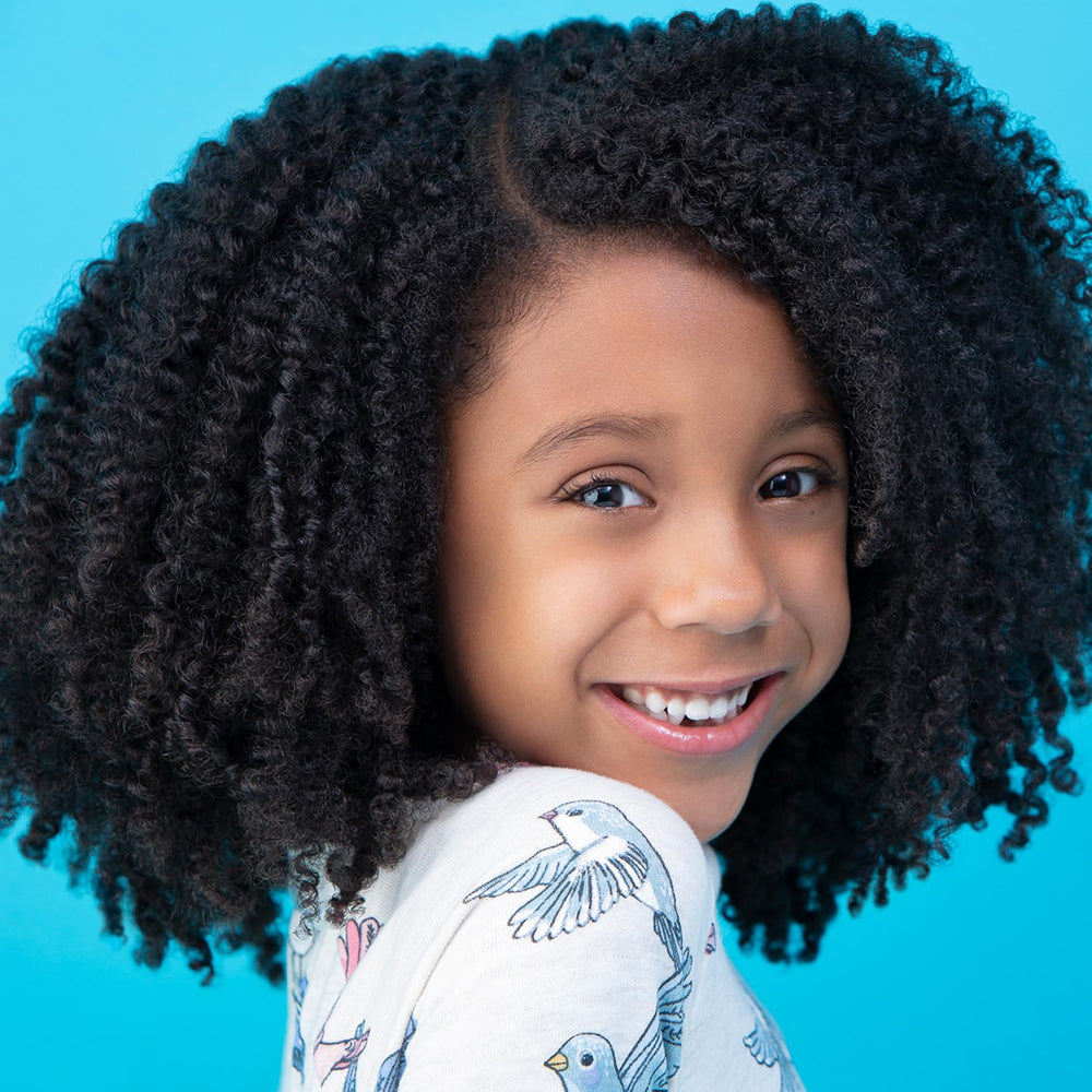 Just For Me Curl Peace cream on a wash-day scene for quick styling.