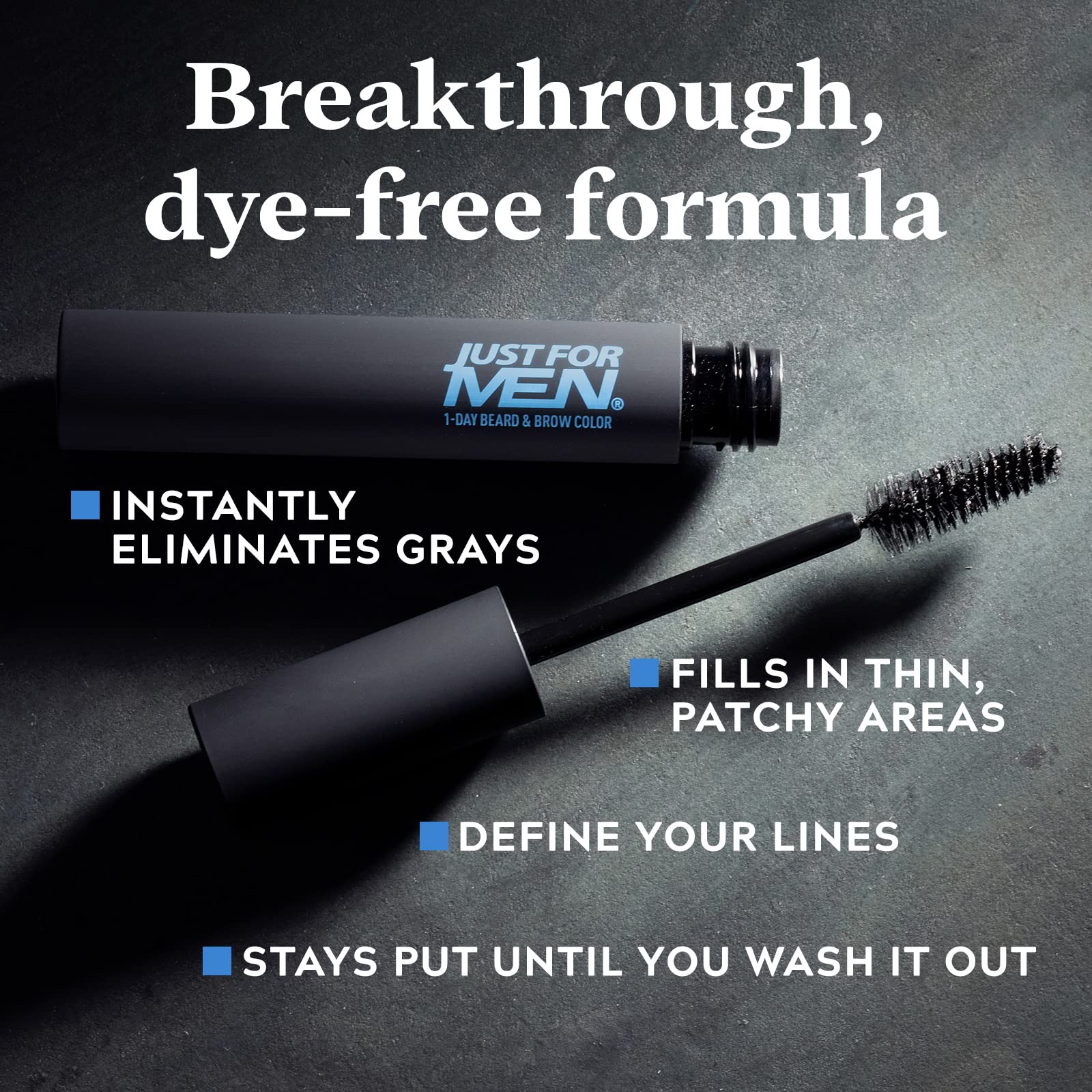 Just for Men 1-Day Beard & Brow Color: definición de cejas para un look natural