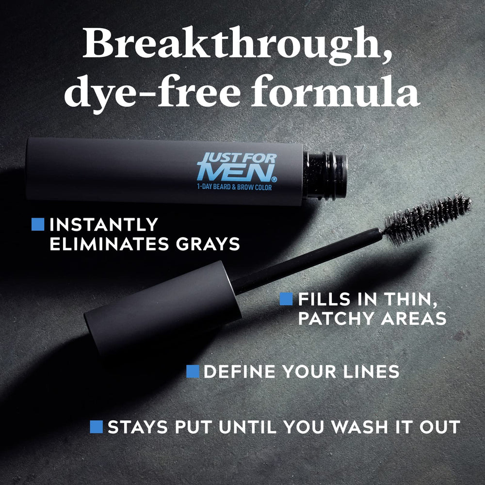 Just for Men 1-Day Beard & Brow Color: definición de cejas para un look natural