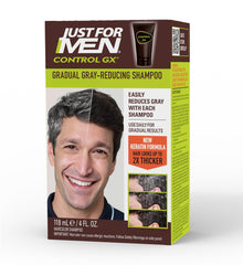 Just for Men Control GX, cabello con canas, reduce gradualmente para un look natural.