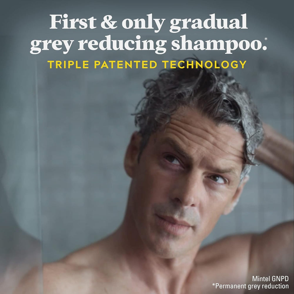 Just for Men Control GX daily-use routine being integrated into washing.