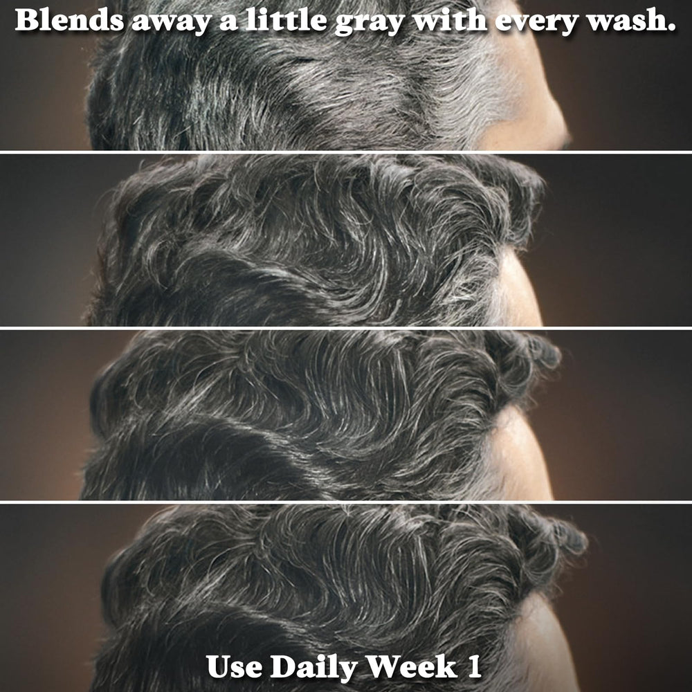 Control GX grey reduction visual on light hair after several washes.