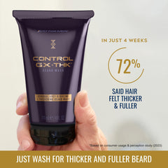 Just for Men Control GX + THK grey reduction before after visual demonstrates progress.