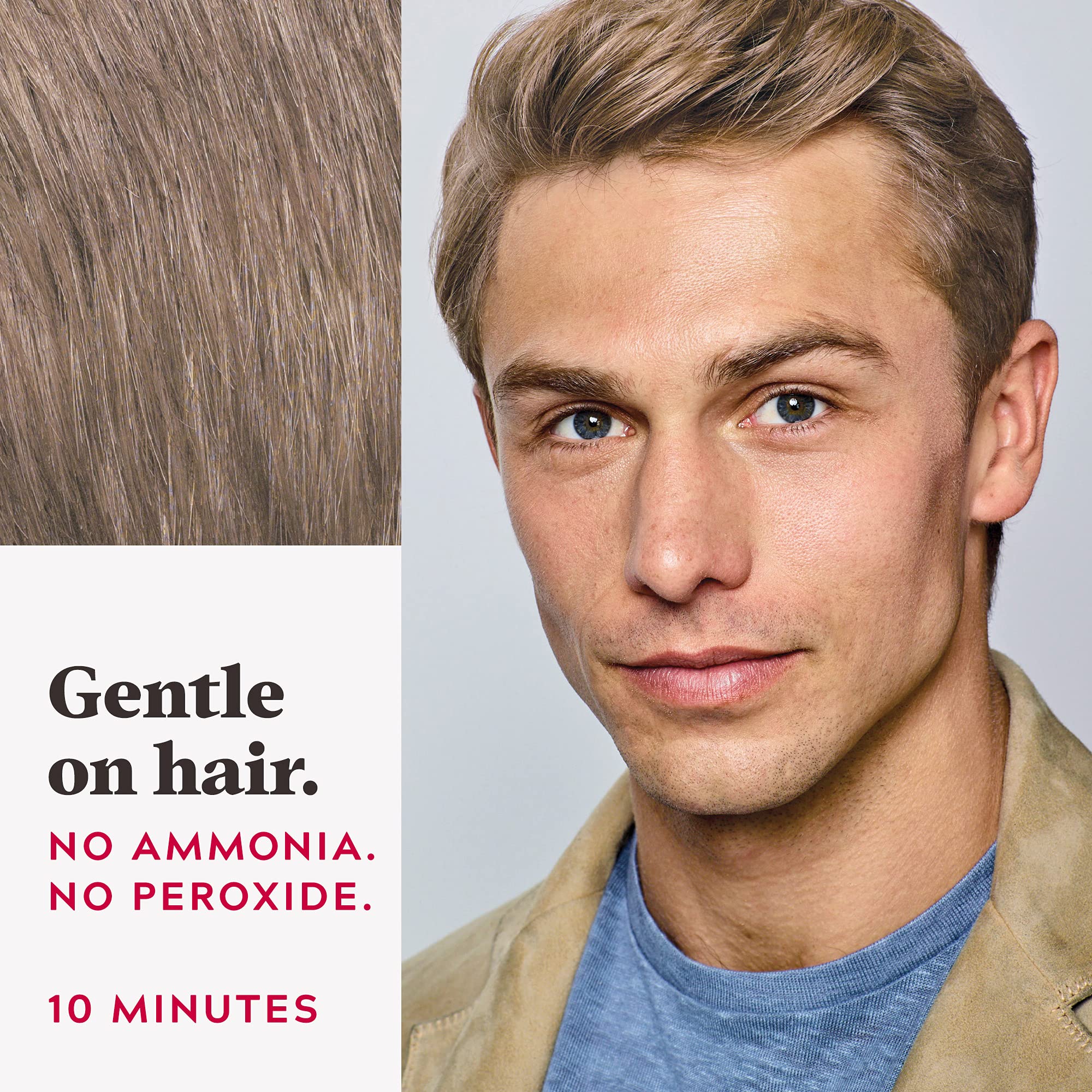 Just For Men Easy Comb-In Color 10-minute process.
