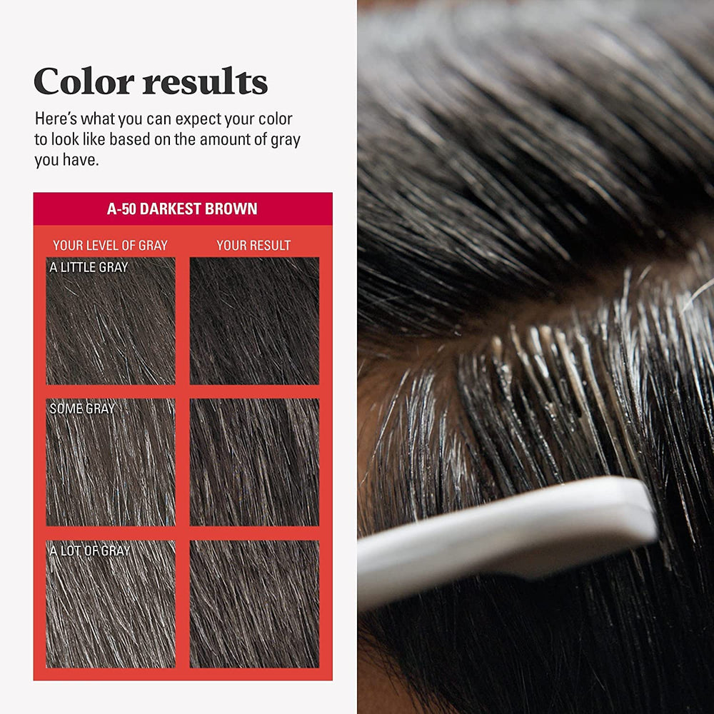Just For Men Easy Comb-In Color long-lasting look up to 8 weeks