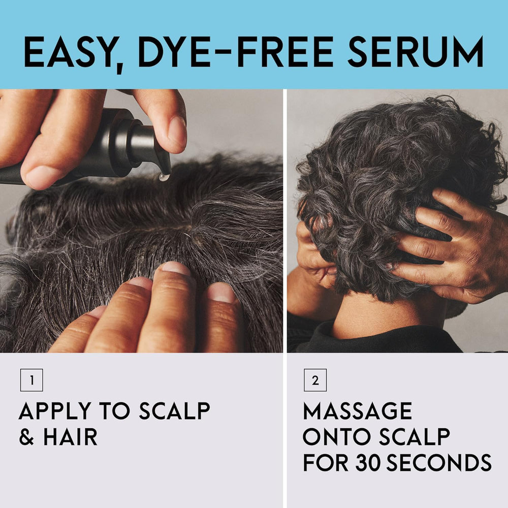 Just for Men Gray Reverse Serum close-up highlighting smooth, lightweight texture.