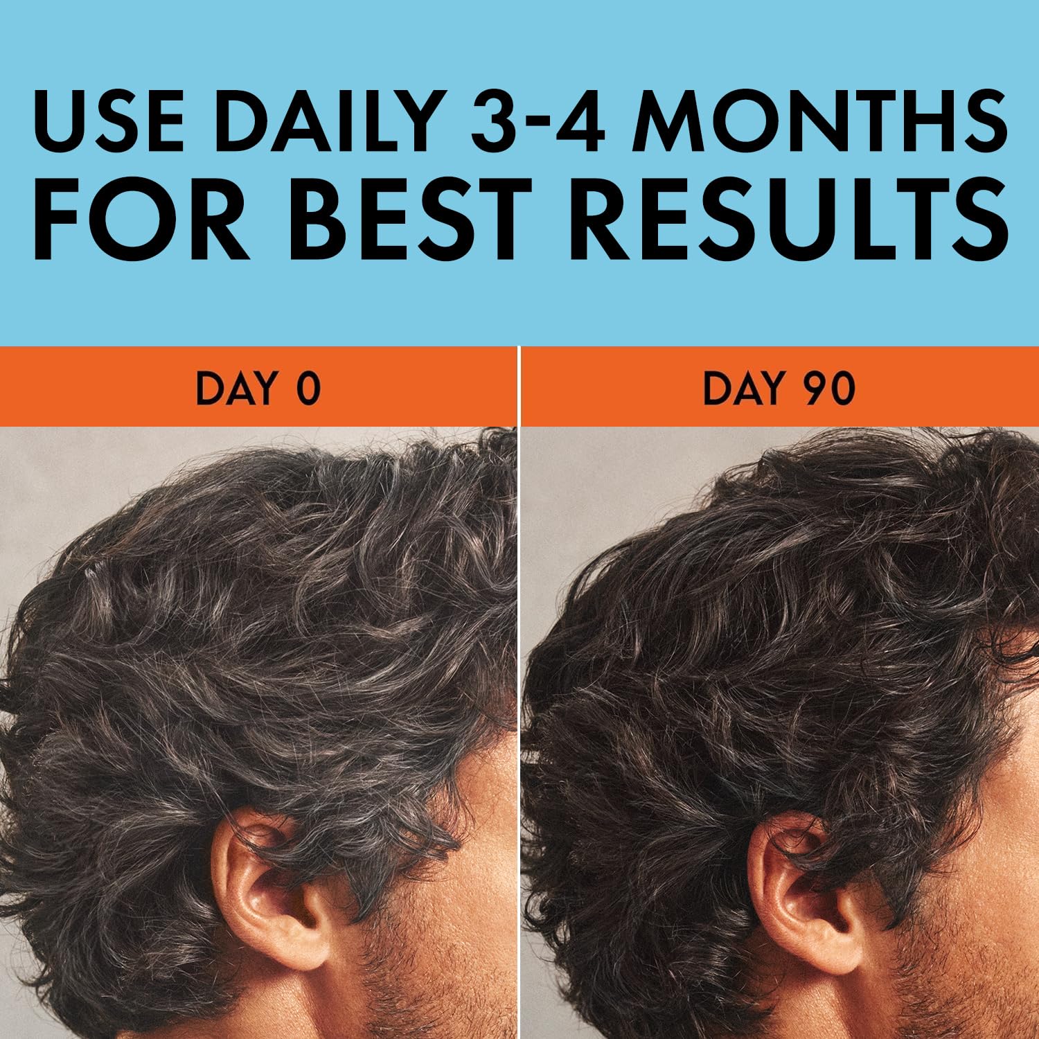 Just for Men Gray Reverse Serum pump action demonstrates mess-free dispensing.
