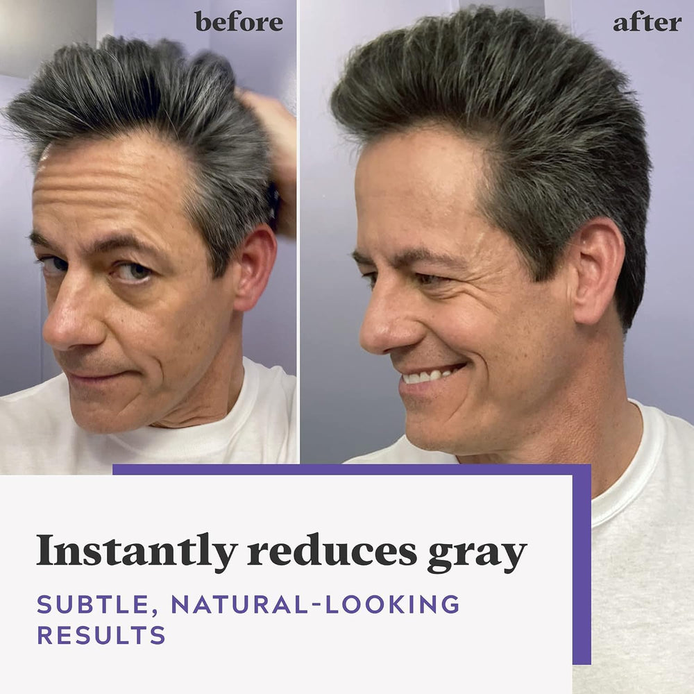 Just for Men Hair Color brush included for precise at-home application.