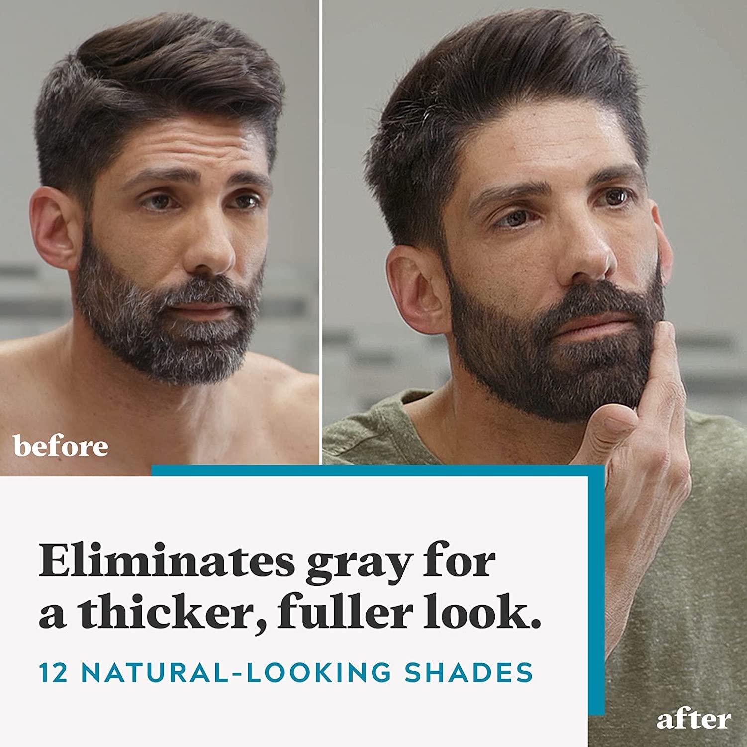 Just For Men Mustache and Beard color brush distributes color evenly