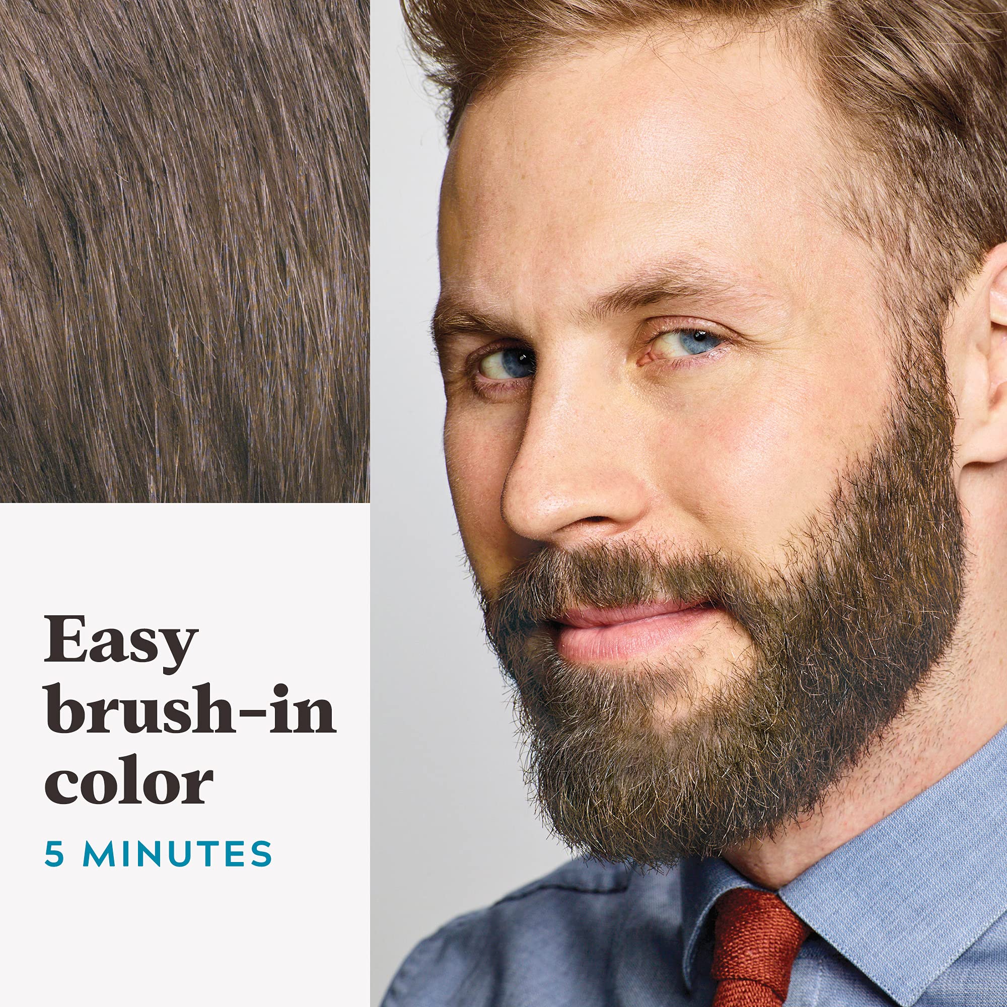 Just For Men Mustache & Beard 5-minute processing for quick results.