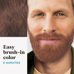 Just For Men mustache beard dye brush included.
