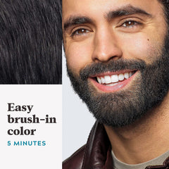 Just For Men Mustache & Beard Real Black M-55 included gloves and brush for easy use.
