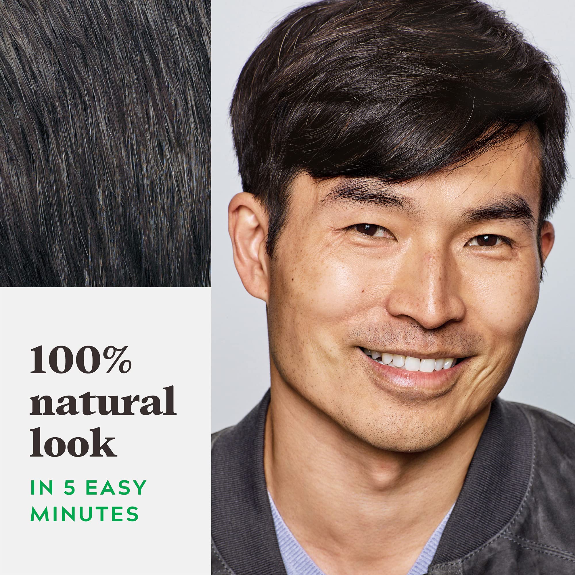 Just For Men Shampoo-In Color 3-pack promo box for easy replacement and large-area coverage.