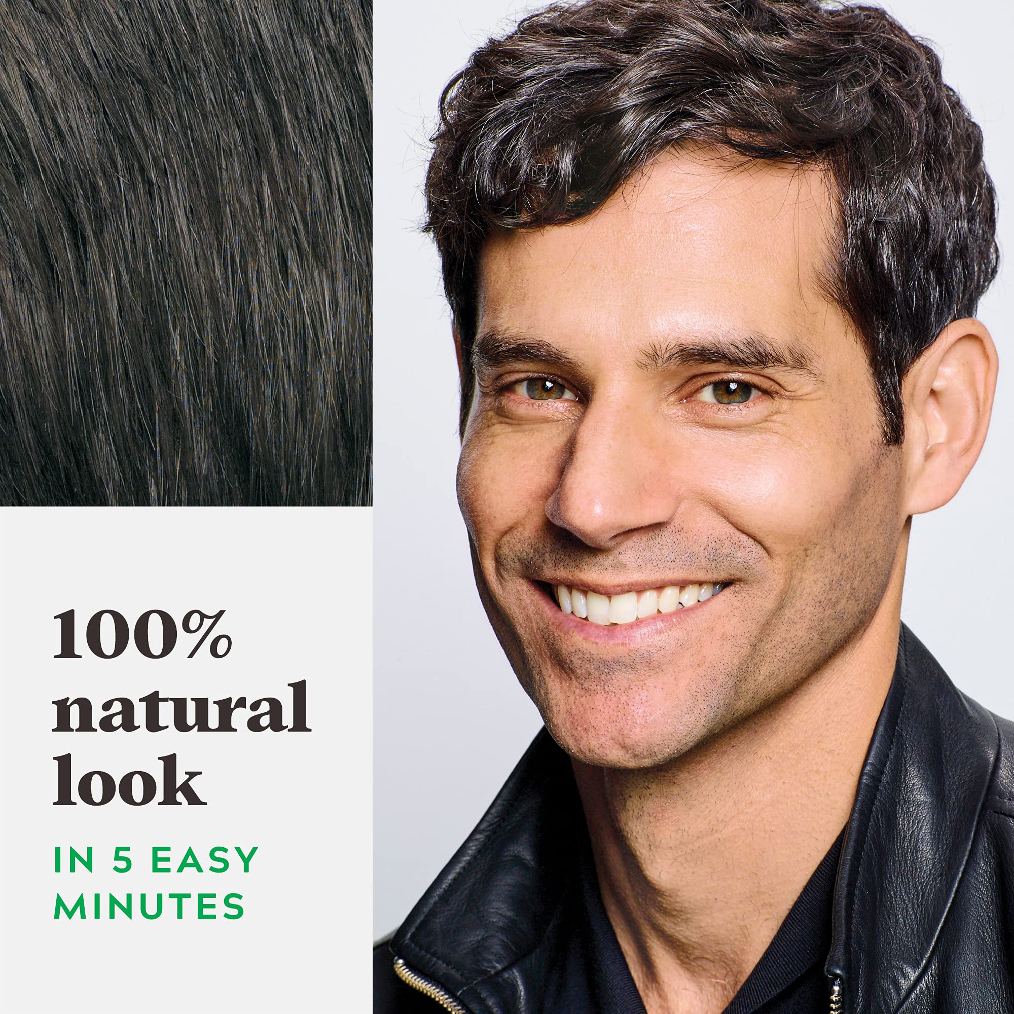 Application process image for Just For Men Shampoo-In Color Deep Dark Brown