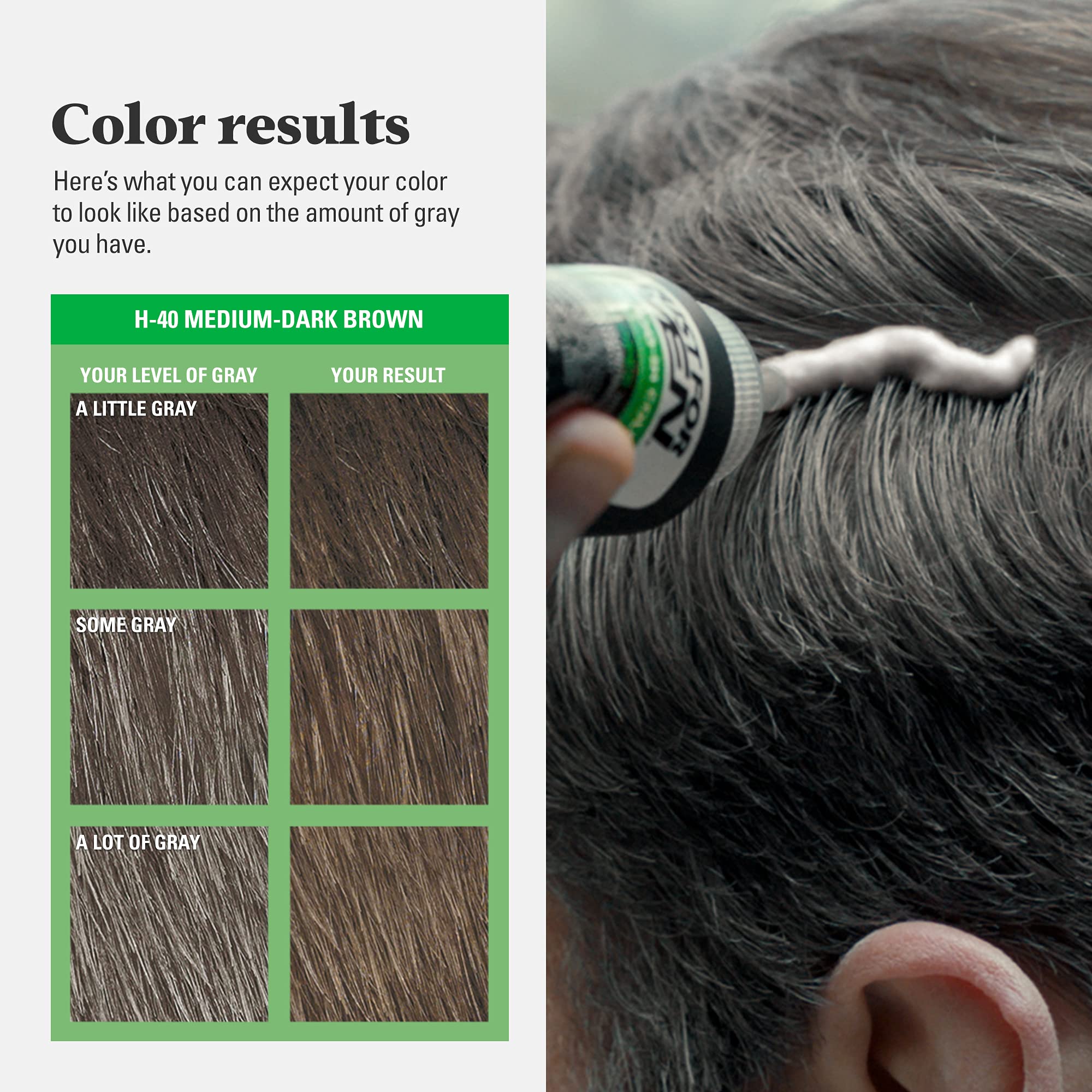 Just For Men Shampoo-In Color with keratin and vitamin E for healthier-looking hair