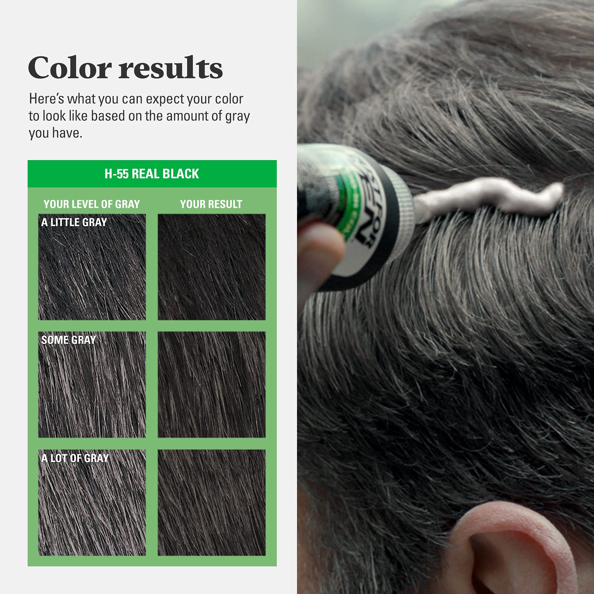 Just For Men Shampoo-In Color pack of 3 showing value and convenience
