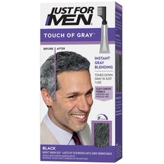 Just For Men Touch of Gray 5-minute application for subtle gray blending.