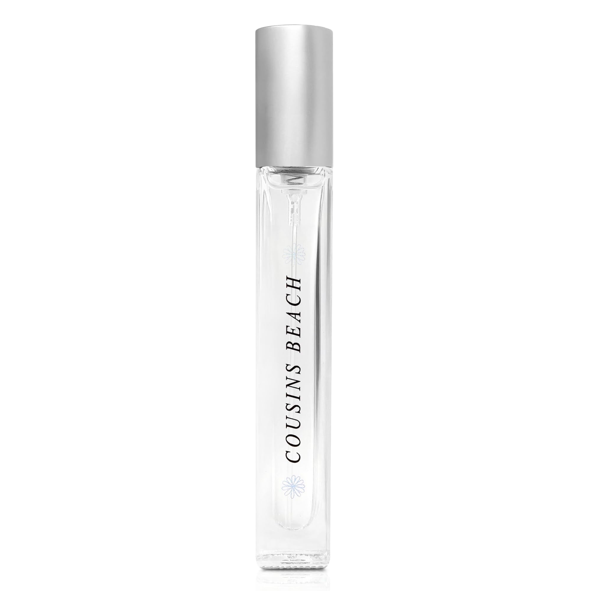 Just Juice Cousins Beach bottle front view for a sunny fragrance experience.