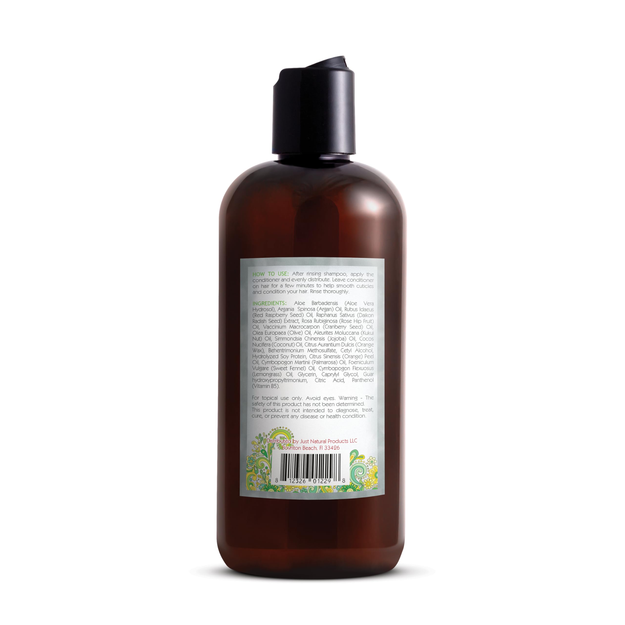 Just Nutritive gray hair conditioner on shelf, ready to boost daily moisture.