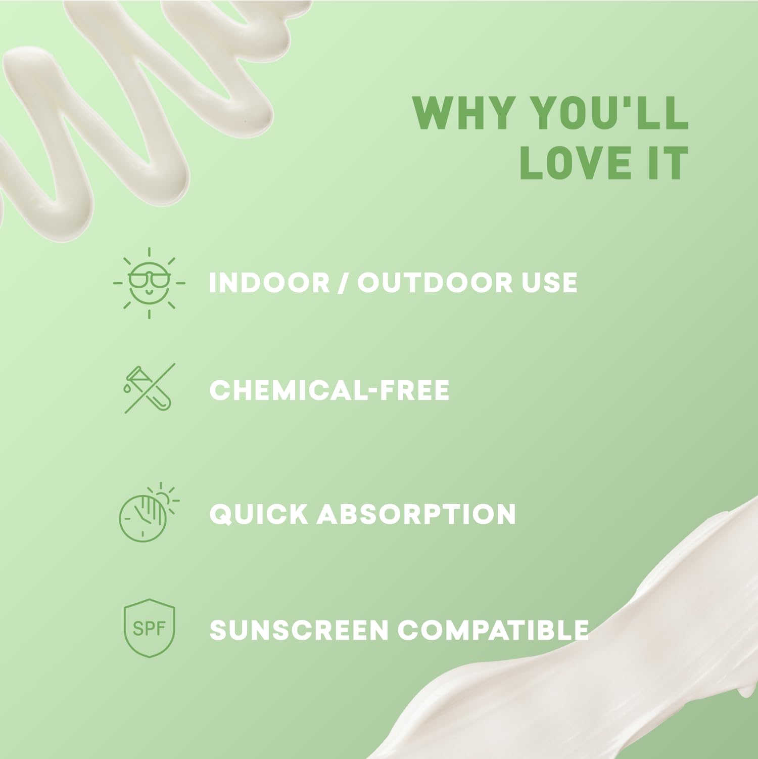 Just Nutritive Nourishing Skin texture promotes softness while maintaining hydration for longer tans.
